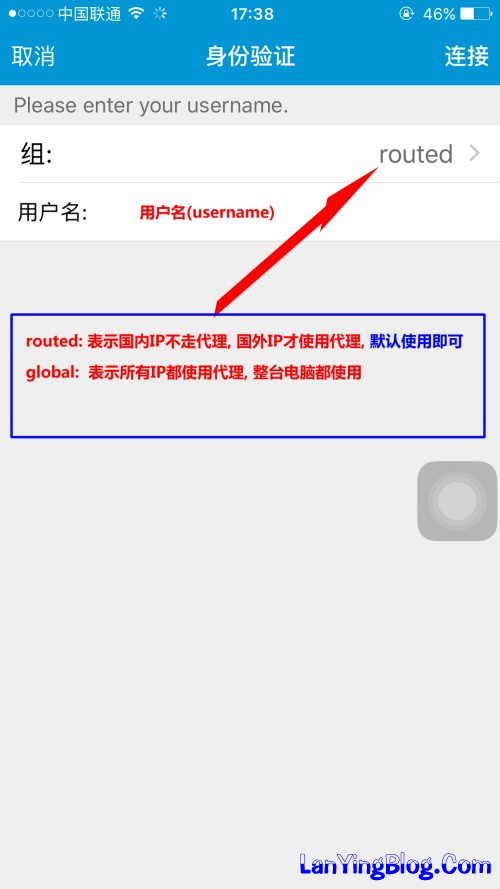 IOS iphone/ipad Cisco AnyConnect 安装设置教程 (中文) - 蓝鹰网络 - 蓝鹰网络