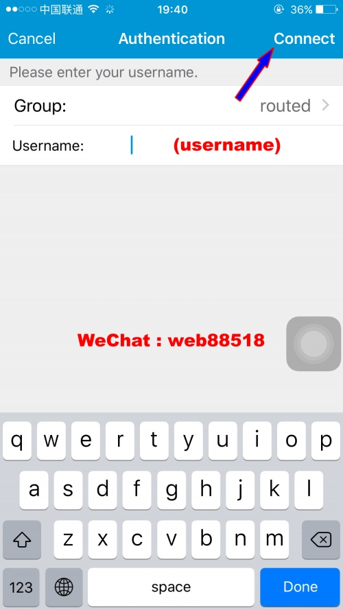 IOS iphone/ipad Cisco AnyConnect (ENGLISH) - 蓝鹰网络 - 蓝鹰网络